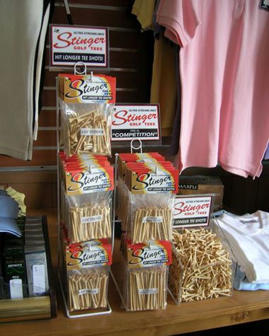 Stinger Tee Retail Store Pack Display and Bulk Display